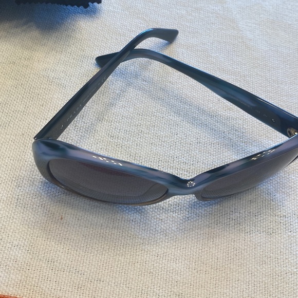 Authentic Prada Lavender and Blue Tortoise Shell Sunglasses - Picture 7 of 8